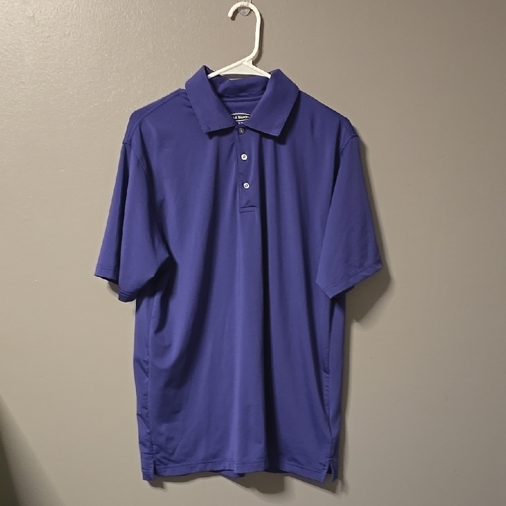Pebble Beach Men's Medium Short Sleeve Golf Polo Shirt